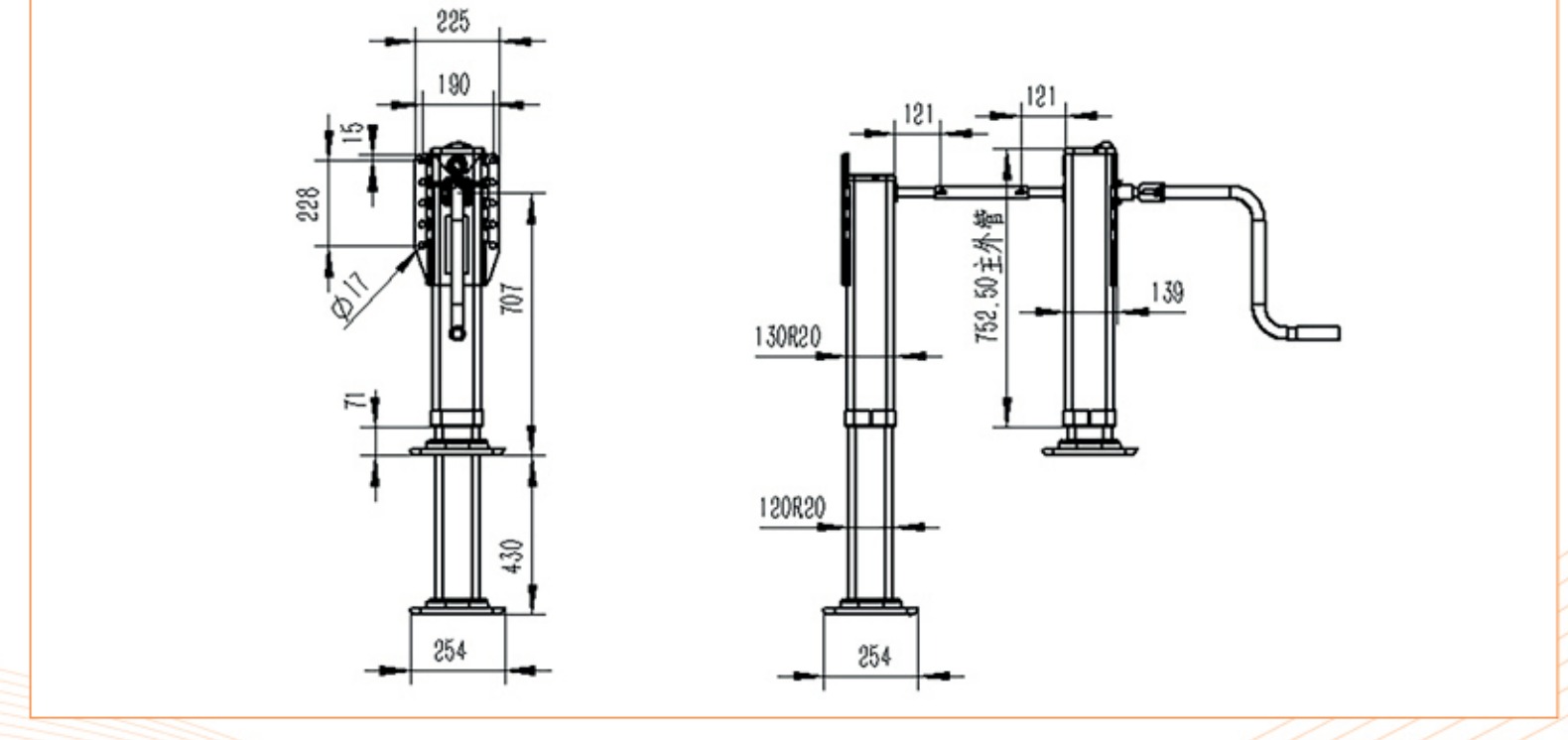 SF130N1BF-430 Dimensions