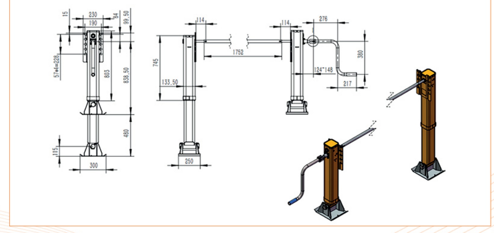 SF133N2G-480 Dimensions